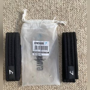 Non-padded lifting straps - black (NWT)